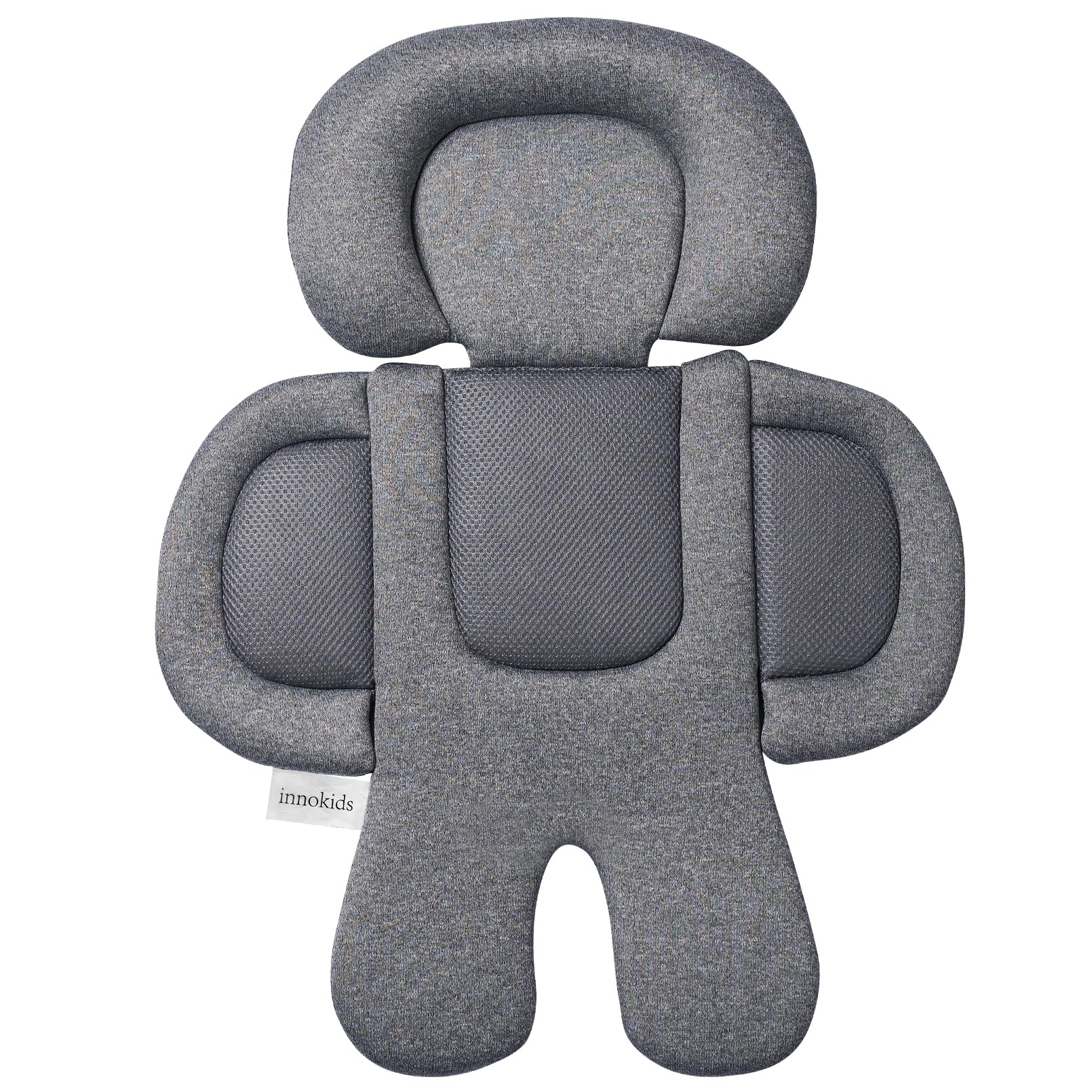 Innokids Infant Car Seat Insert for Newborn, 2 in 1 Reversible Soft Padded Baby Head and Body Support for Stroller, Carseat, Swi