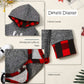 Fommy Baby Boy Clothes 12-18 Months Little Brother Letter Print Long Sleeve Hoodies +Plaid Long Pants 2Pcs Outfits Baby Boy Stuf