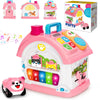 Montessori Toys for 1 Year Old Girls, Christmas First 1st Birthday Gifts for Girls, Musical Learning House Baby Toys for Ages 6 