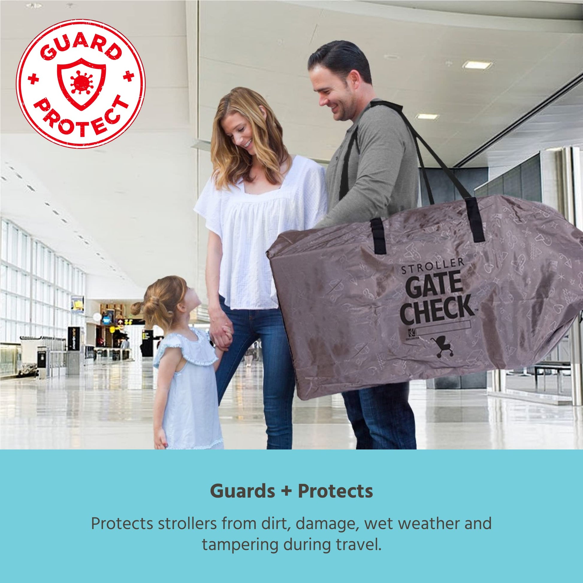 Stroller Gate Check J.L. Childress Deluxe Gate Check Bag For Single & Double Strollers ...