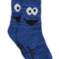 Sesame Street Elmo Baby Toddler Boys Girls 6 Pack Crew Socks With Grippers (4-5T, Multicolor)
