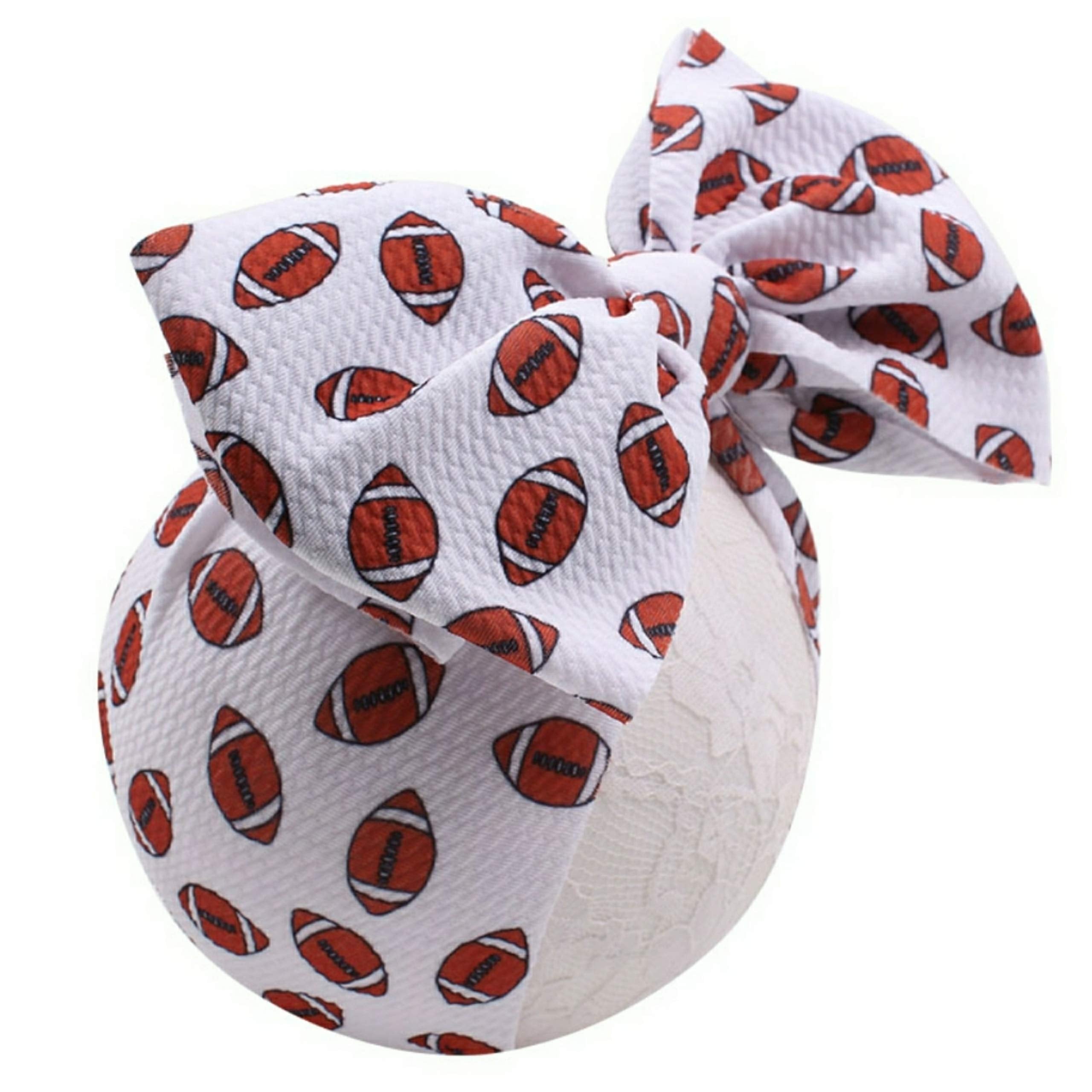 J&J Boutiques Football 7 ' Bow Headwrap - Toddler Baby Girls & Kids Up – Cutebab WBBAPB07YM6L652