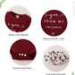 Mioglrie Newborn Baby Girl Clothes Romper Shorts Set Ruffle Infant Knitted Girls ' Clothing Daddys Little Maroon 0-3 Months