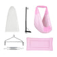 Zivara Baby Set | Pure Cotton Cloth, Removal Pad, Mosquito Net, Spring, Triangle And Window Hanger | Fs (Pink)