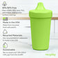 Re-Play Made In Usa 10 Oz. Sippy Cups For Toddlers, Pack Of 4 - Reusable Spill Proof Cups For Kids, Dishwasher/Microwave Safe -