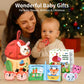 8-in-1 Montessori Toys for 1 Year Old & 6-12 Months Babies - Sensory Developmental Playset with Acorn House, Plush Animals & Clo