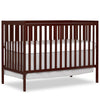 Dream On Me Synergy 5-In-1 Convertible Crib In Espresso, JPMA & Greenguard Gold Certified, Constructed out of solid New Zealand 