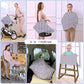 Car Seat Covers For Babies - Multi- Use Nursing Carseat Canopy, Breastfeeding Covers, Baby Shower Gifts For Boys And Girls (Dot