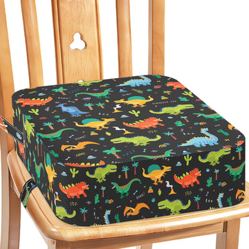 Booster Seat for Kitchen Chair - Toddler Non-Slip Portable Height Increasing Strong Support Seat Cushion Comfortable Detachable 
