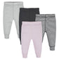 Gerber Baby Girls Toddler Multi-Pack Premium Pants Leggings Pink Stripe 0-3 Months