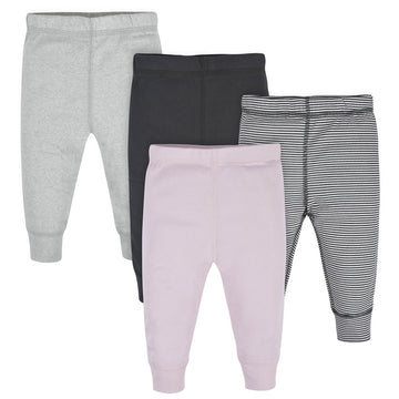 Gerber Baby Girls Toddler Multi-Pack Premium Pants Leggings Pink Stripe Newborn