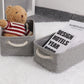 Bidtakay Small Gray Baskets Set Of 6 Fabric Storage Bins With Handles 11.8 X 7.8 X 5 Inch Collapsible Canvas Organizer Bins Bask