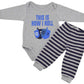 Unique Baby Boys This Is How I Roll Hanukkah Layette Set Cap (18 Months)