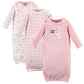 Luvable Friends Unisex Baby Cotton Gowns, Unicorn, 0-6 Months Us