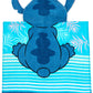 Jay Franco Disney Lilo & Stitch Kids Bath/Pool/Beach Hooded Poncho - Super Soft & Absorbent Cotton Towel, Measures 22 X 22 Inche