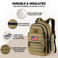 Sharkmouth Baby Diaper Bag For Men - Large Military Daddy Gear Backpack With Changing Pad For Travel Camping Hiking - Army Style