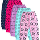 Kuchipoo Regular Fit Baby Girls Pyjamas  Pack of 5 (Multicolor, 89 Years, PAJ182K)