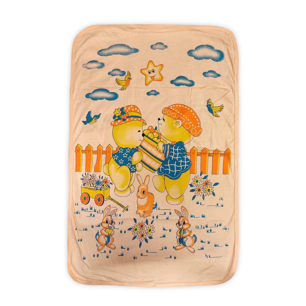 Love Baby Bath Towel Printed with Hood
