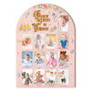 R HORSE My First Year Photo Display Wood Board - 3D Princess Baby s First Year Picture Frame, 12 Months Fairytale Castle Milest