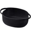 Ubbcare Small Woven Basket For Gifts, Cotton Rope Storage Basket For Shelf, Gift Baskets Empty With Handle, Dog Toy Basket For O