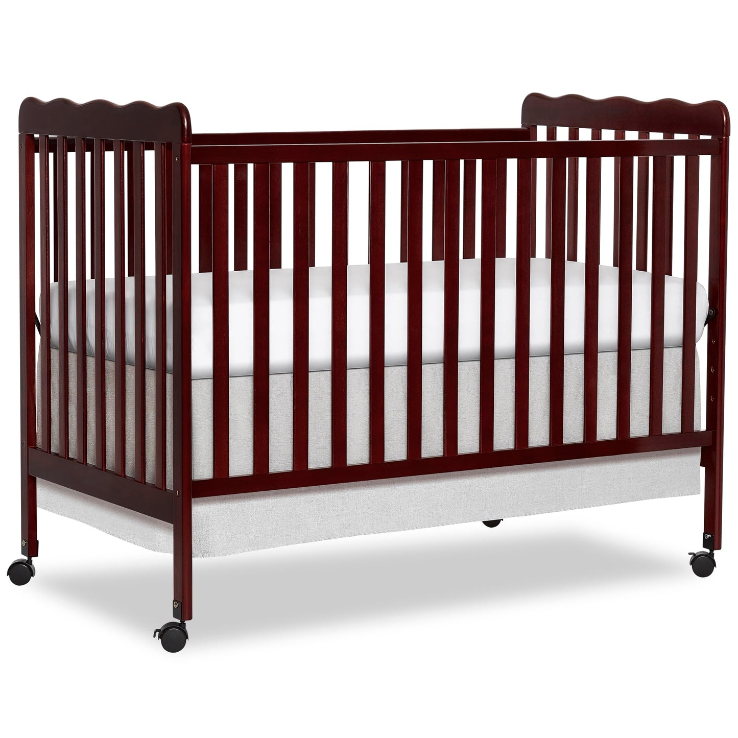 Dream On Me Carson Classic 3-In-1 Convertible Crib In Espresso, GreenGuard Gold & JPMA Certified Baby Crib, Comes With Locking W