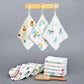 Obaby 6Layer Ultra Soft Muslin Cotton Washcloths 25 Cmx25 Cm (Pack Of 3) | Gentle Face & Body Towels For Newborns | Highly Abso