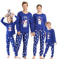 Vopmocld Christmas Family Matching Pajama Red Holiday Pjs Sets Cotton Sleepwear, Kidsblue, 12 Years