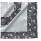 Pookie Plastic Sheet | Rubber Sheet For Babies | Bed Wetting Protector | 012 Months | 90 X 90 Cm (Alpha Gray)