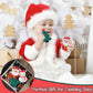 3Pcs Christmas Silicone Teething Toys for Babies - First Christmas Soothe Chew Teether for Infants, Soft Snowman Design for Todd