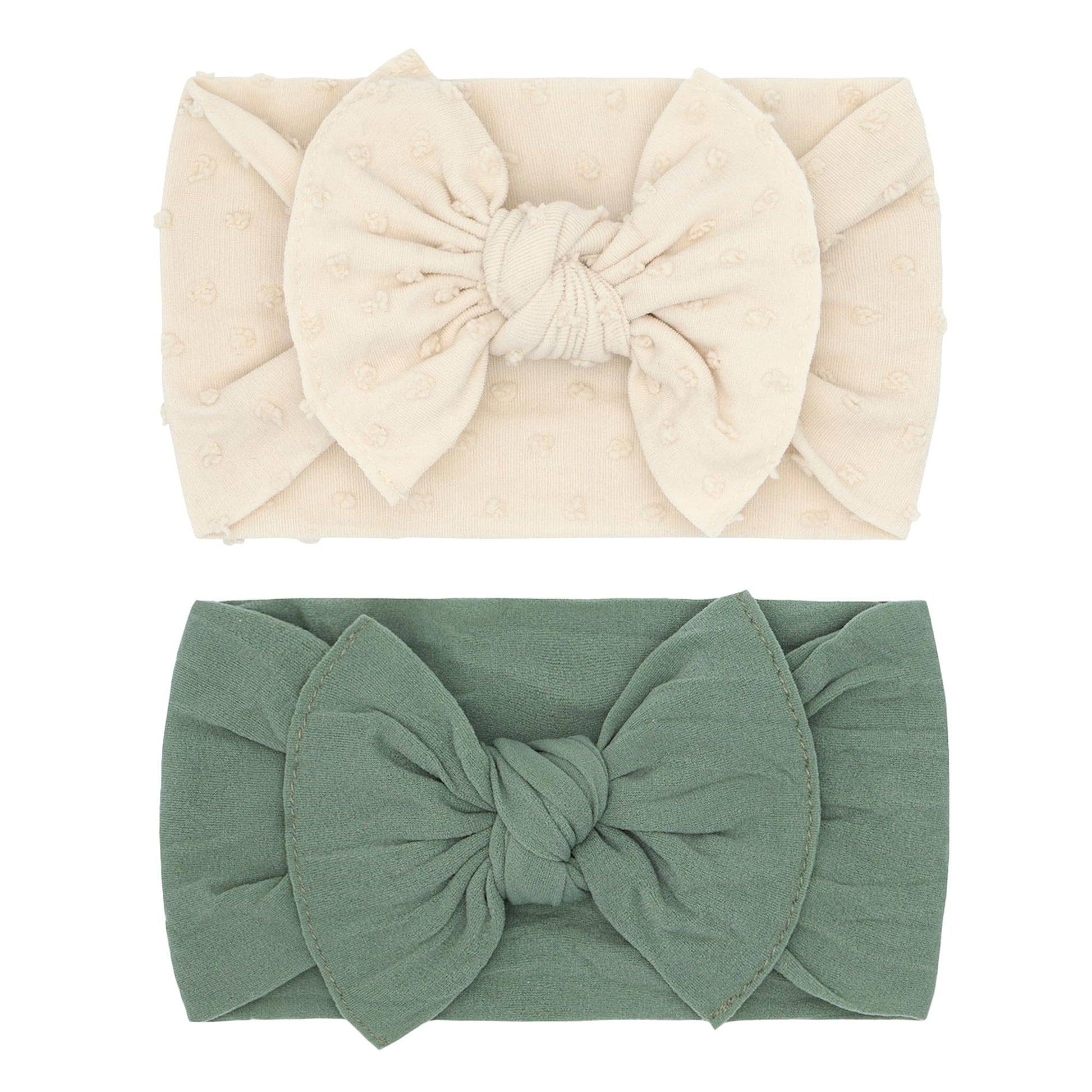 Baby Bling Bows Newborn To Little Girls Hair Bow - Girls Classic Knot Headbands Toddlers Hair Accessories, Made In The Usa, One