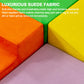 Reliancer 4Pcs Climb & Crawl Foam Block Play Set,Toddler Modular Foam Climbing Blocks,Interactive Kids Soft Building Blocks Toy
