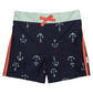 Gerber Boys' Baby Toddler Long Sleeved Rashguard Swim Bathing Suit Set, Anchors, 6-9 Months