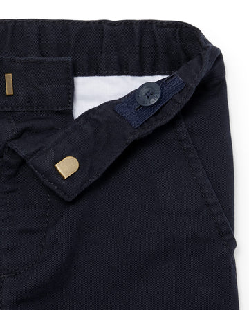 The Children'S Place Baby Boys' And Toddler Stretch Skinny Chino Pants, New Navy 2-Pack, 12-18 Months