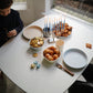 Mushie Round Dinnerware Bowls For Kids | Made In Denmark, Set Of 2 (Powder Blue)