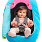 Car Seat Cuties, Baby Car Seat Cover, Stretchy Universal Fit Infant Car Seat Carrier Cover For Baby Boys And Girls, Soft & Warm