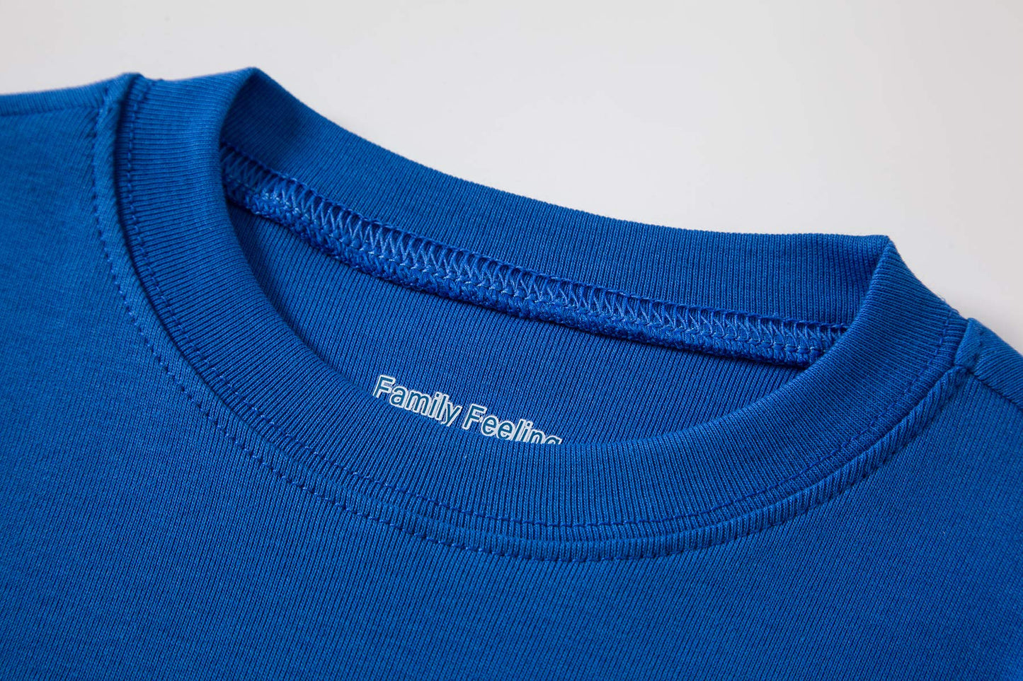 Family Feeling Boys Girls Kids Pajamas Solid Colors 2 Piece Pajama Set Cotton Blue Size 14