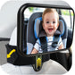 Fixed Headrest Car Mirror for Baby Rear Facing Fit Tesla and Other Models Shatterproof Baby Mirror for Car Back Seat 360 Wide Cl