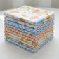 Trance Home Linen Super Soft 100% Cotton Thin Malmal Face Towels | Soft Handkerchief | Cotton Reusable Napkins (Small 40 X 40 Cm