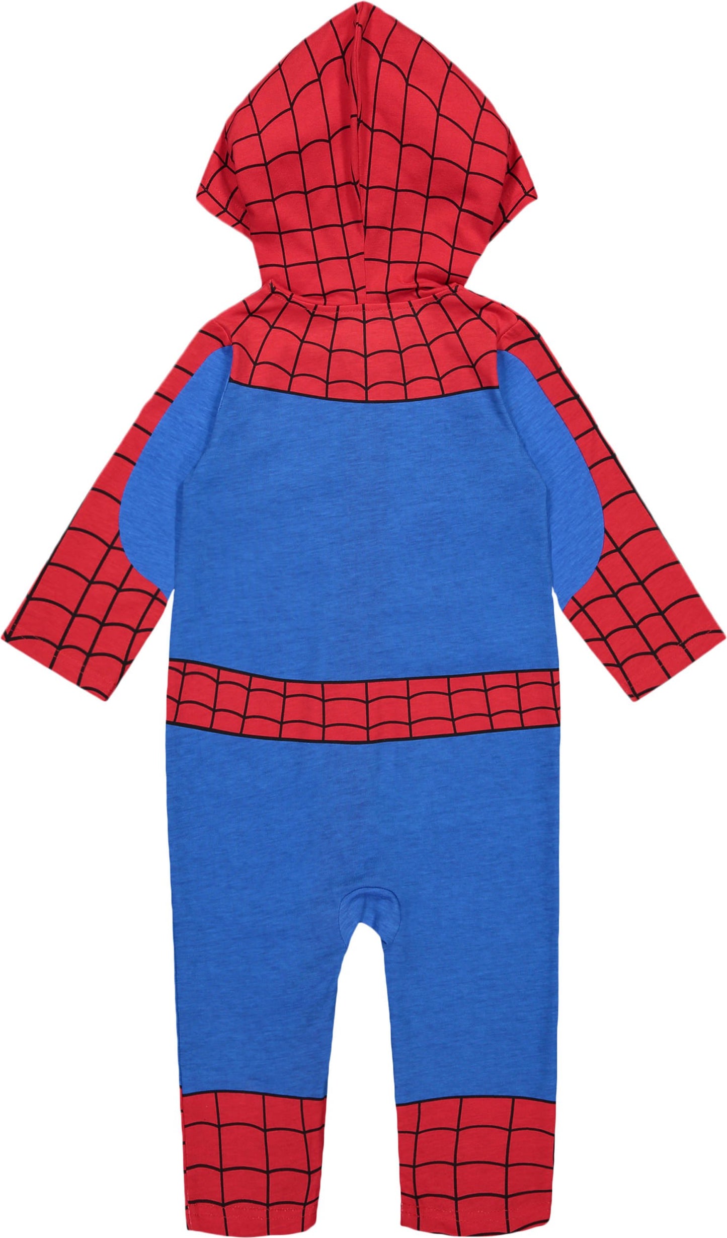Avengers Spider-Man Toddler Boys Zip Up Cosplay Coverall 4T