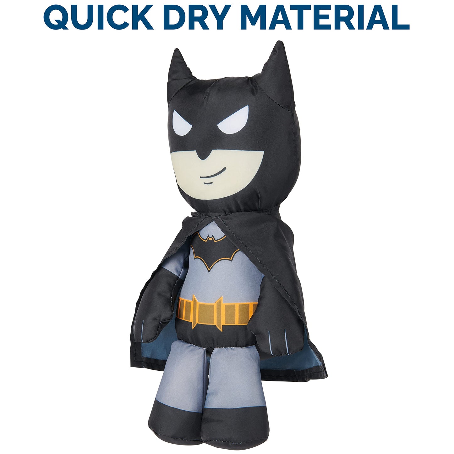 Swimways DC Batman Swim Huggable, Batman Toys, Bath Toys & Beach Toys, Floating Water Stuffed Animal for Kids Aged 1 & Up