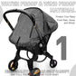 Waterproof Baby Car Seat Cover Compatible With Doona Car Seat And Stroller,Patented Windproof Car Seat Canopy For Boys & Girls,