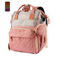 MosaiRudo Diaper Bag Backpack Baby Bag,Waterproof, Travel Diaper Bags with Pacifier Case for Baby Girl Boy Backpack for Women (P
