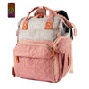 MosaiRudo Diaper Bag Backpack Baby Bag,Waterproof, Travel Diaper Bags with Pacifier Case for Baby Girl Boy Backpack for Women (P