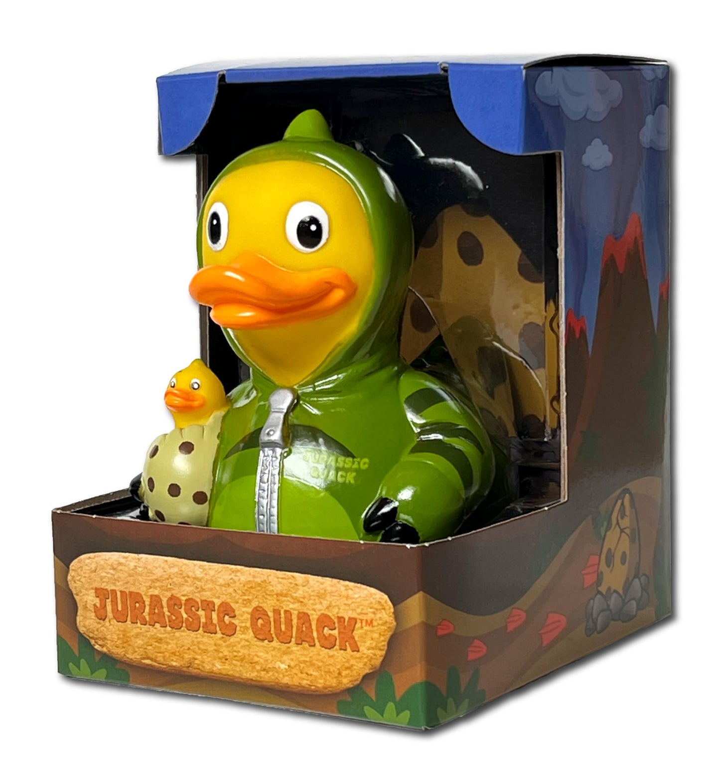 CelebriDucks - Jurassic Quack - Floating Rubber Ducks - Collectible Bath Toy Gift for Kids & Adults of All Ages