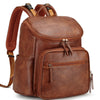 LORADI Lightweight Diaper Bag Backpack with Stroller Clips, Insulated Pockets, Baby Shower Essentials (Classic, Brown)