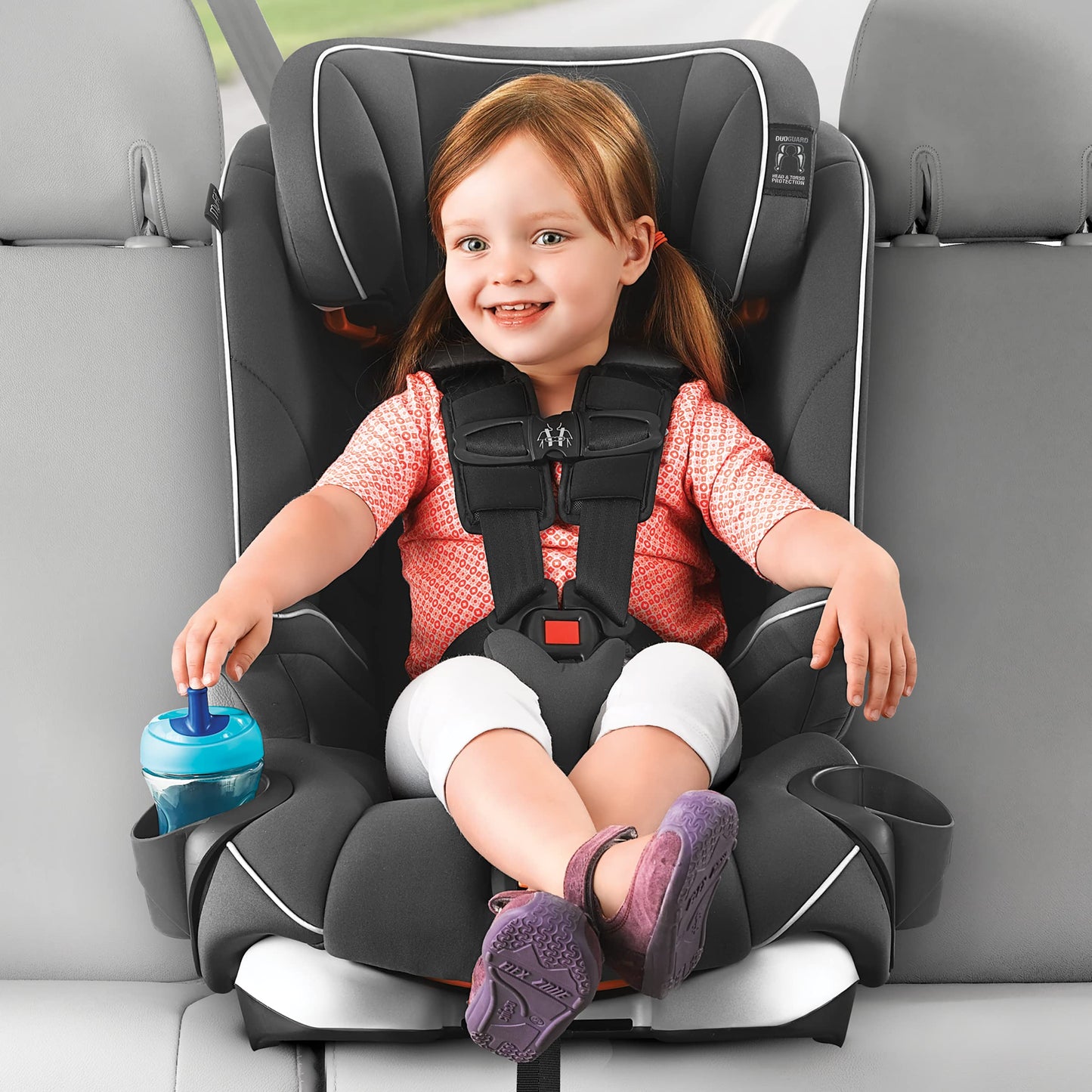 Chicco Myfit Harness + Booster Car Seat, Gardenia