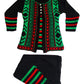 Kuku Hosiery Girlish Woolen pajami Suit(Black, Size:22)