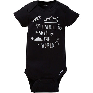 Gerber Baby 8-Pack Short Sleeve Onesies Bodysuits, Star, 3-6 Months