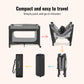 Dream On Me EZGo Portable Playard in Black & White, Compact Easy to Fold and Travel Baby Playard, Breathable Mesh Sides, Carry B