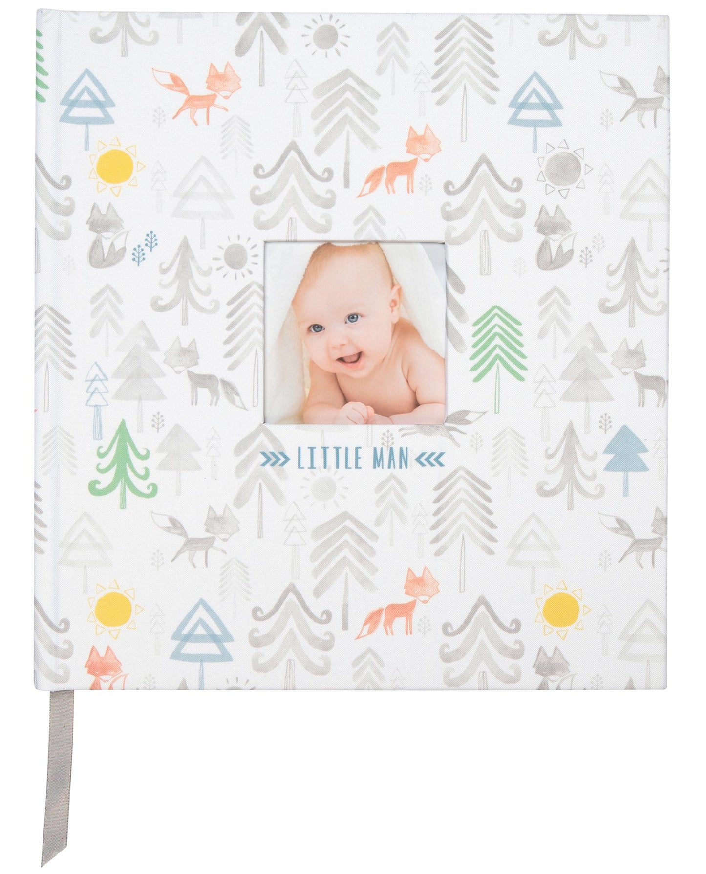 C.R. Gibson Little Man Perfect-Bound Memory Book For Newborn And Baby Boys, 9.5' X 10', 1 Count (Pack Of 1)
